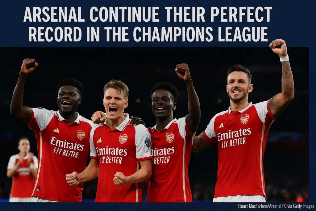 Arsenal Remain Perfect in Champions League