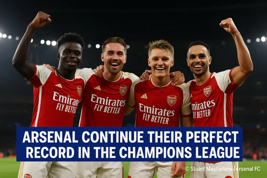 Arsenal Remain Perfect in Champions League